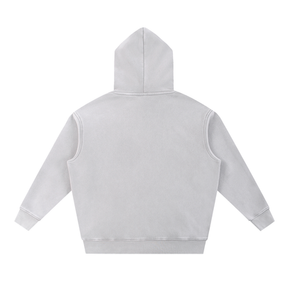DUGGAN Snow Wash Fleece Oversize Hoodie