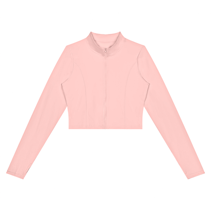 DUGGAN Women's Crop Yoga Sports Jacket