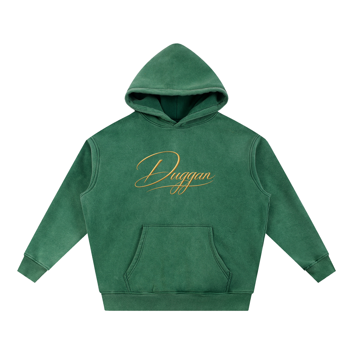 DUGGAN Snow Wash Fleece Oversize Hoodie