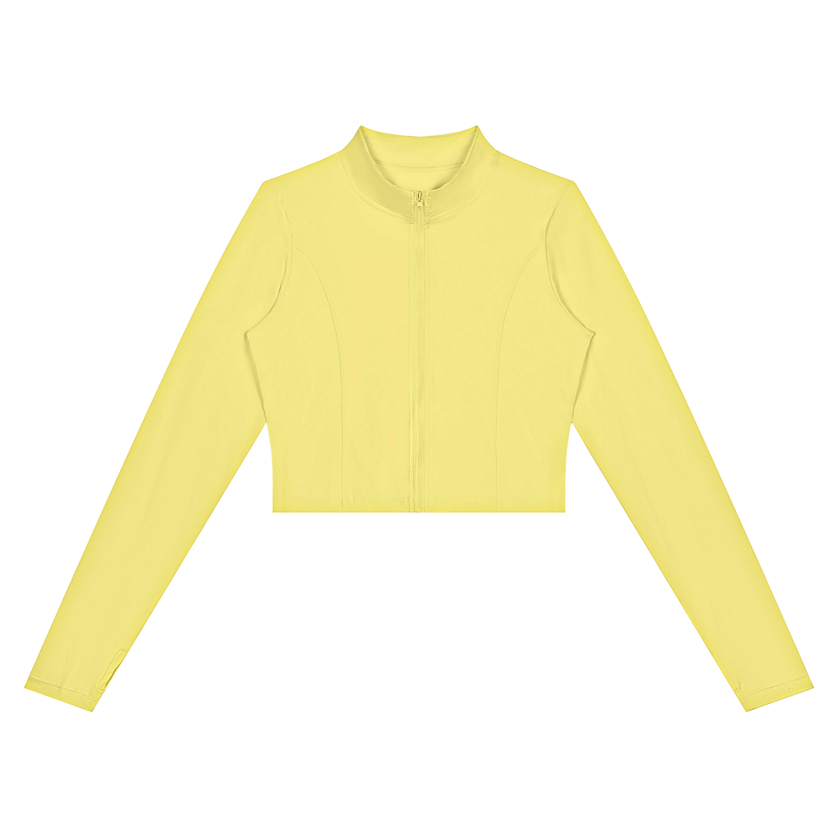 DUGGAN Women's Crop Yoga Sports Jacket
