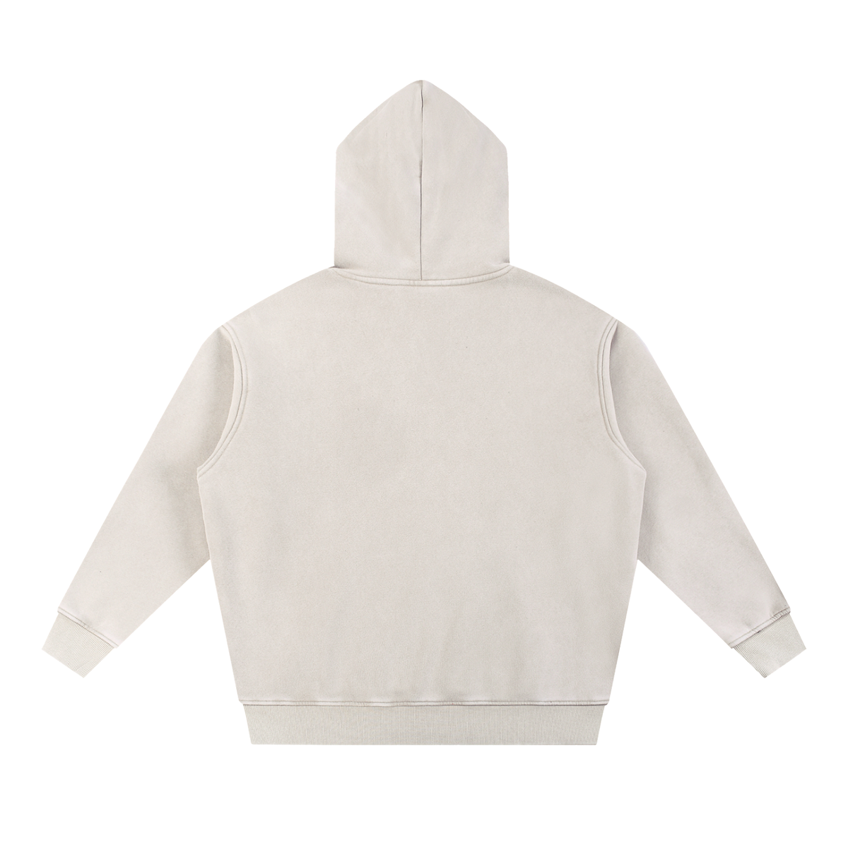 DUGGAN Snow Wash Fleece Oversize Hoodie
