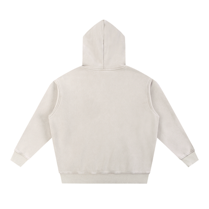 DUGGAN Snow Wash Fleece Oversize Hoodie