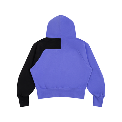 DUGGAN Unisex Color-Block Fleece Hoodie