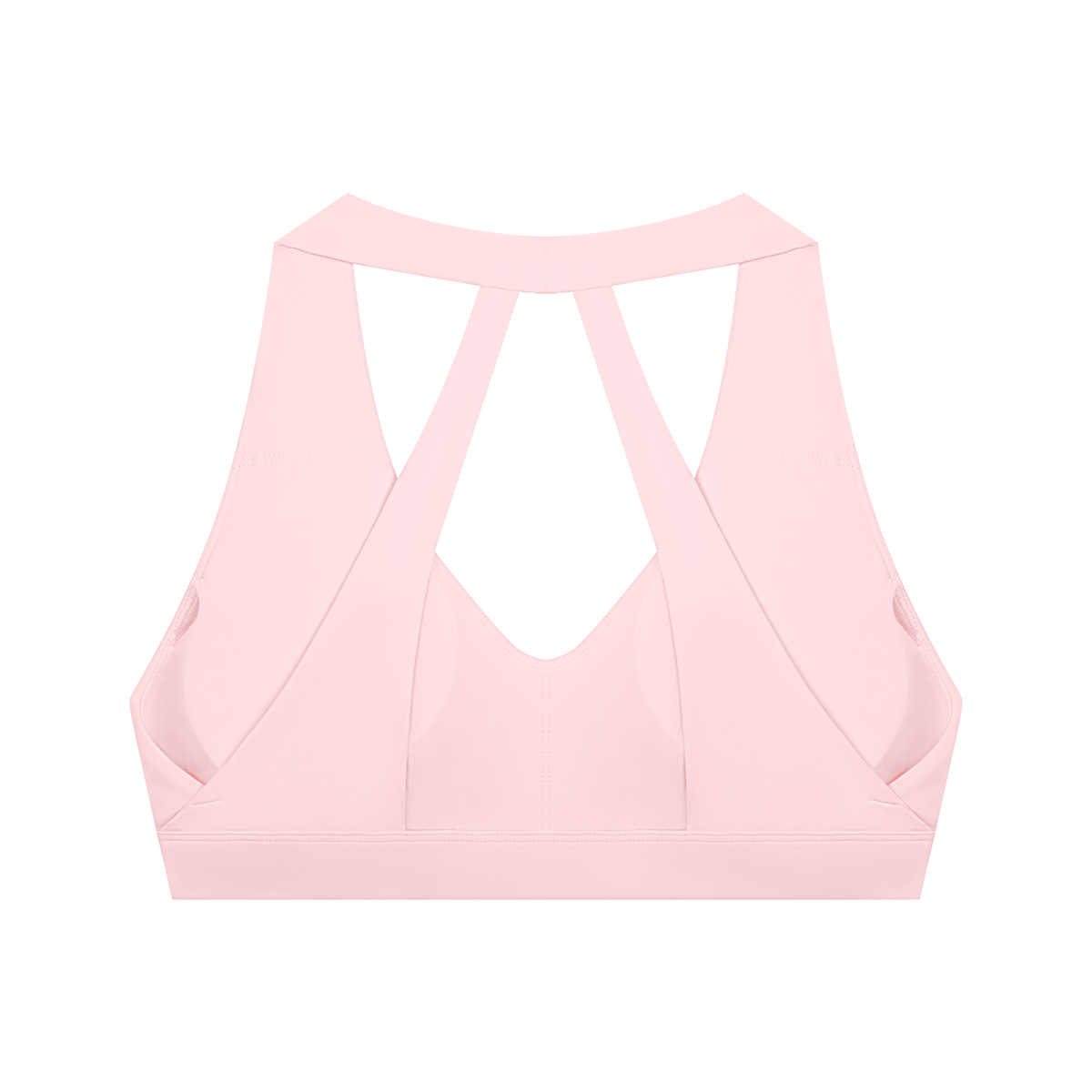 DUGGAN Women's Halter Cropped Sports Bra