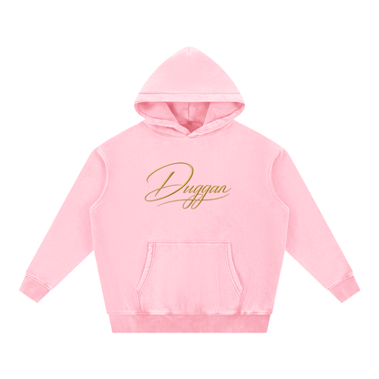 DUGGAN Snow Wash Fleece Oversize Hoodie