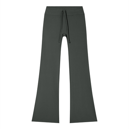 DUGGAN Women's Flared Drawstring Yoga Pants