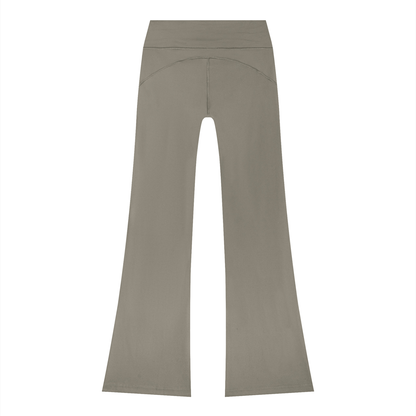 DUGGAN Women's Flared Drawstring Yoga Pants