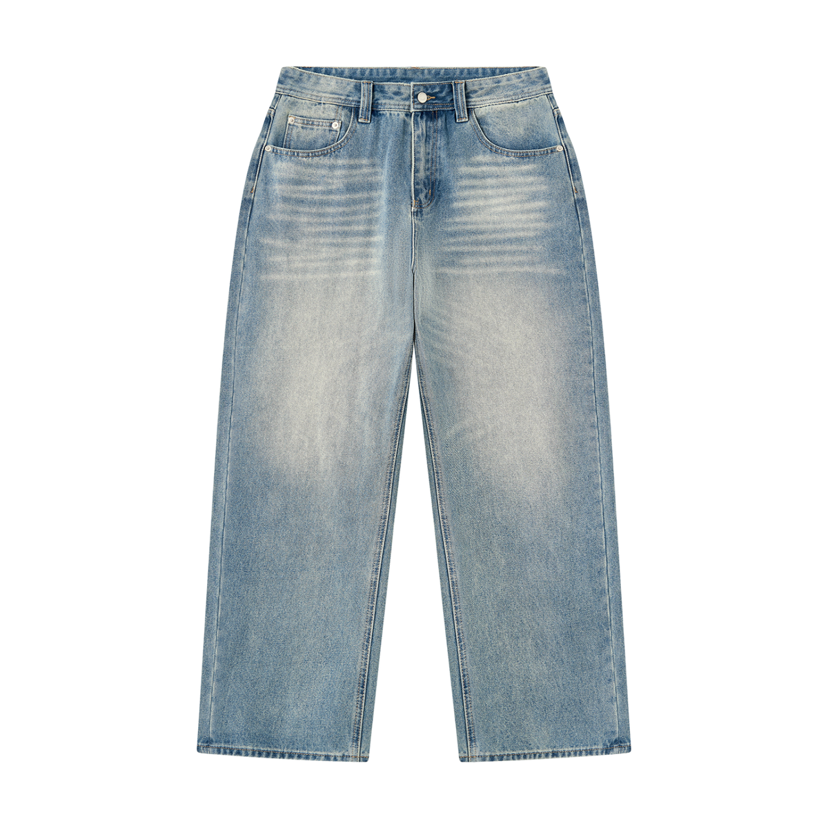 DUGGAN Men's Vintage Wash Denim Jeans