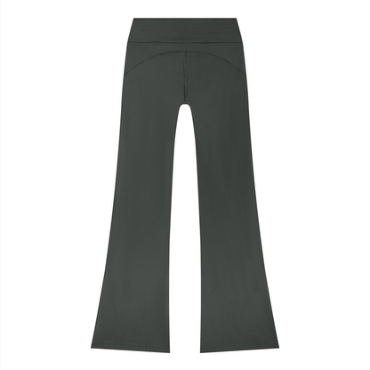 DUGGAN Women's Flared Drawstring Yoga Pants