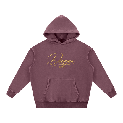 DUGGAN Snow Wash Fleece Oversize Hoodie