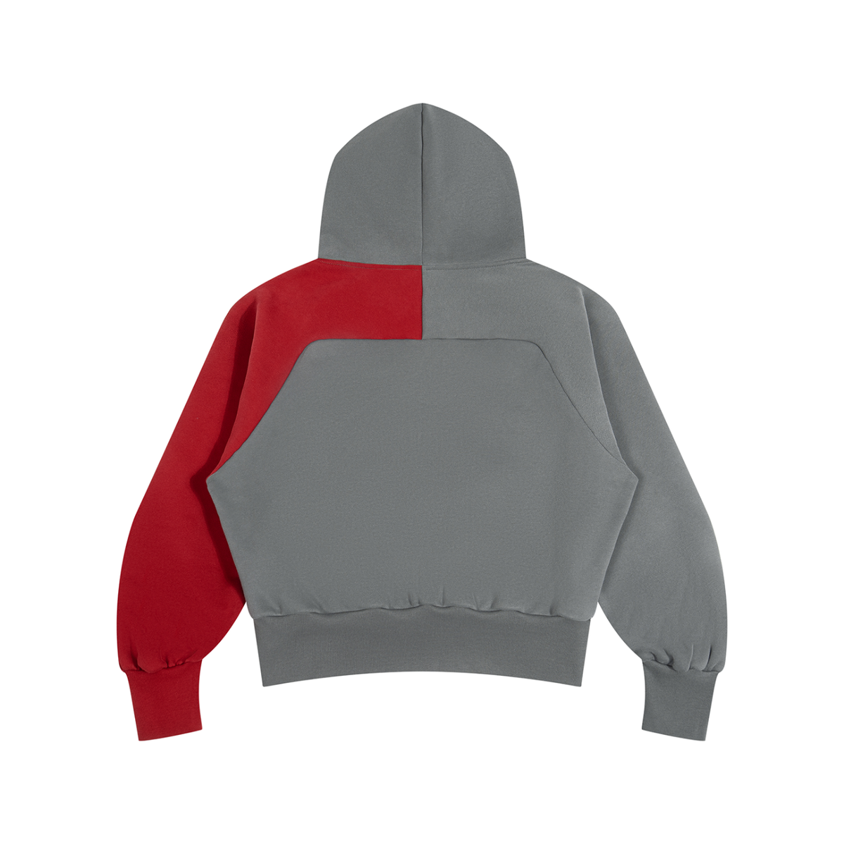 DUGGAN Unisex Color-Block Fleece Hoodie