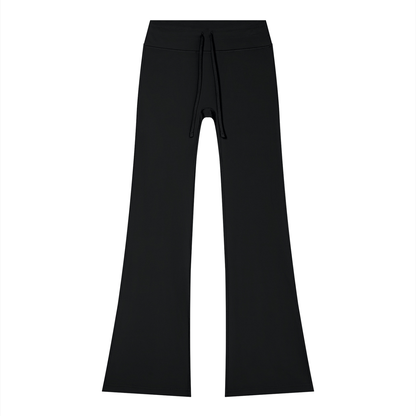 DUGGAN Women's Flared Drawstring Yoga Pants