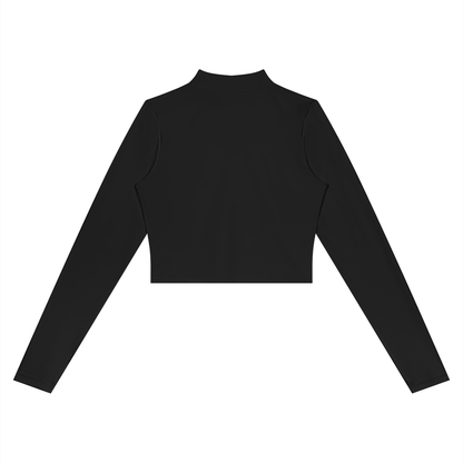 DUGGAN Women's Crop Yoga Sports Jacket