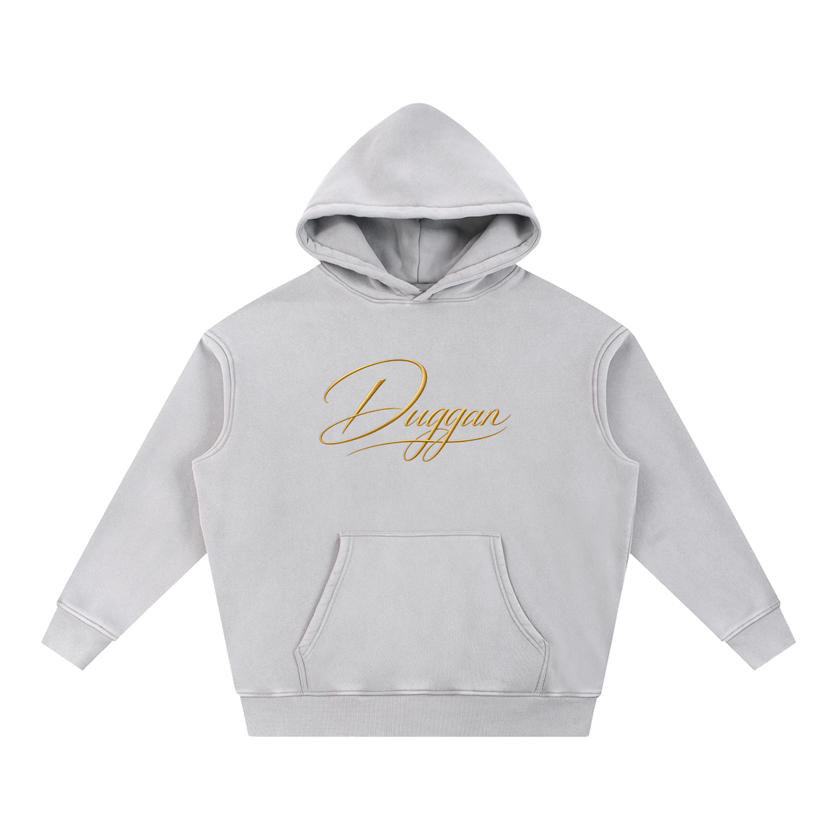 DUGGAN Snow Wash Fleece Oversize Hoodie