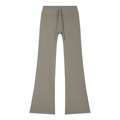 DUGGAN Women's Flared Drawstring Yoga Pants