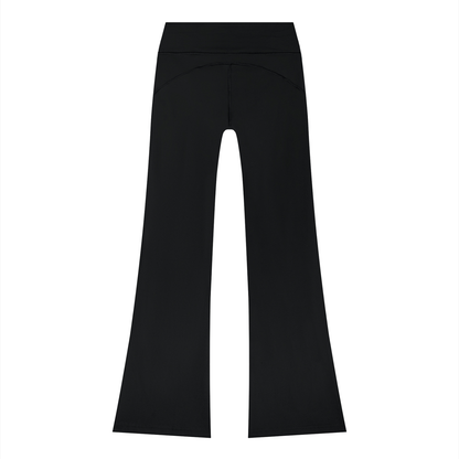 DUGGAN Women's Flared Drawstring Yoga Pants
