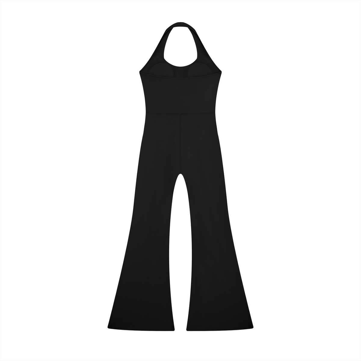 DUGGAN Women's Halter Flared Jumpsuit