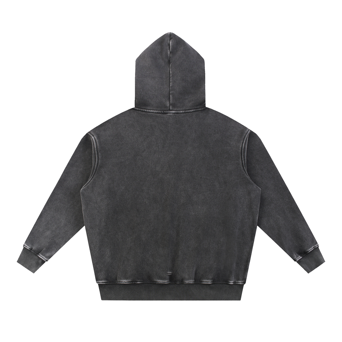 DUGGAN Snow Wash Fleece Oversize Hoodie
