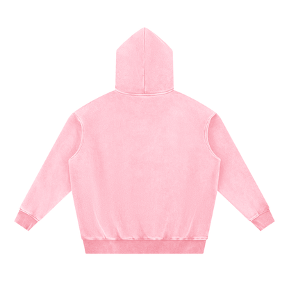DUGGAN Snow Wash Fleece Oversize Hoodie