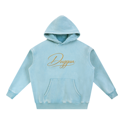 DUGGAN Snow Wash Fleece Oversize Hoodie