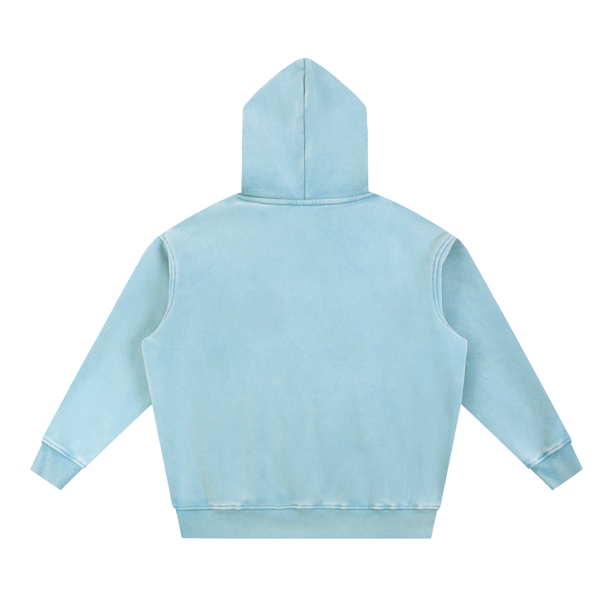 DUGGAN Snow Wash Fleece Oversize Hoodie
