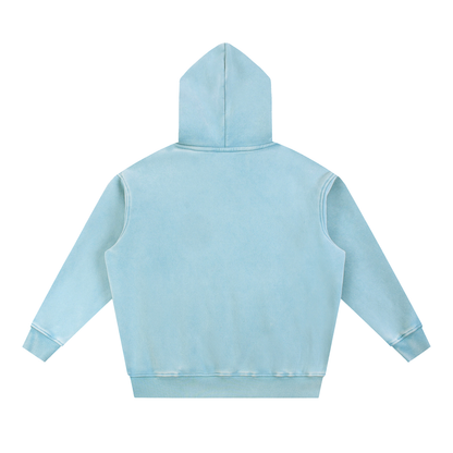 DUGGAN Snow Wash Fleece Oversize Hoodie