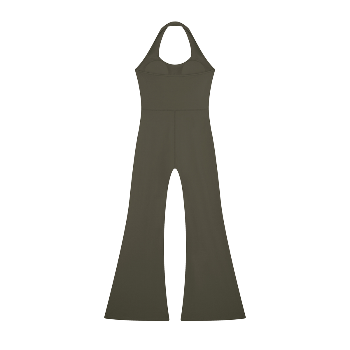 DUGGAN Women's Halter Flared Jumpsuit
