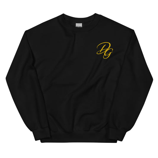 Premium Unisex Crewneck Sweatshirt, in Black, front view