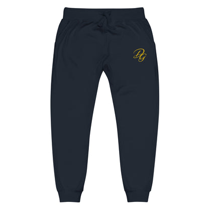 Unisex Fleece Sweatpants, in Navy Blazer, front view